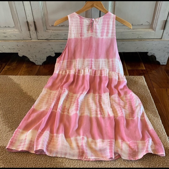 🌸Bohemian Tye-Dye Lace Layering Tank/Dress - Picture 4 of 5